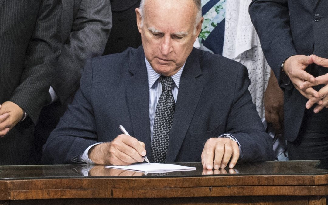 Governor Brown Signs Legislation 
