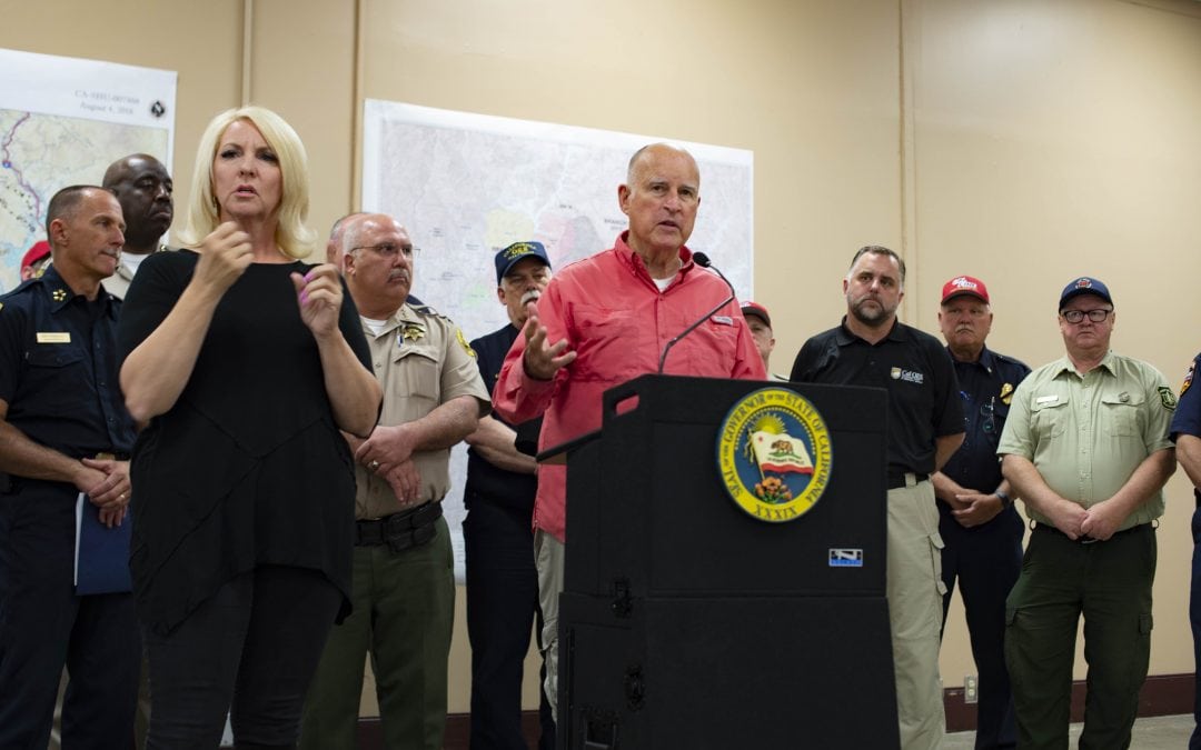Governor Brown Announces Federal Approval of Presidential Major Disaster Declaration for Shasta County