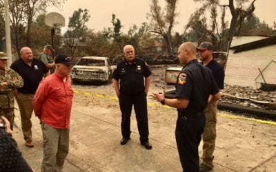 Governor Brown, Secretary Zinke to Survey Wildfire Impacts, Meet with Emergency Officials in Butte County Tomorrow