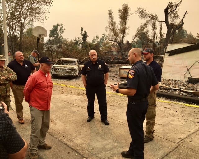 Governor Brown, Secretary Zinke to Survey Wildfire Impacts, Meet with Emergency Officials in Butte County Tomorrow