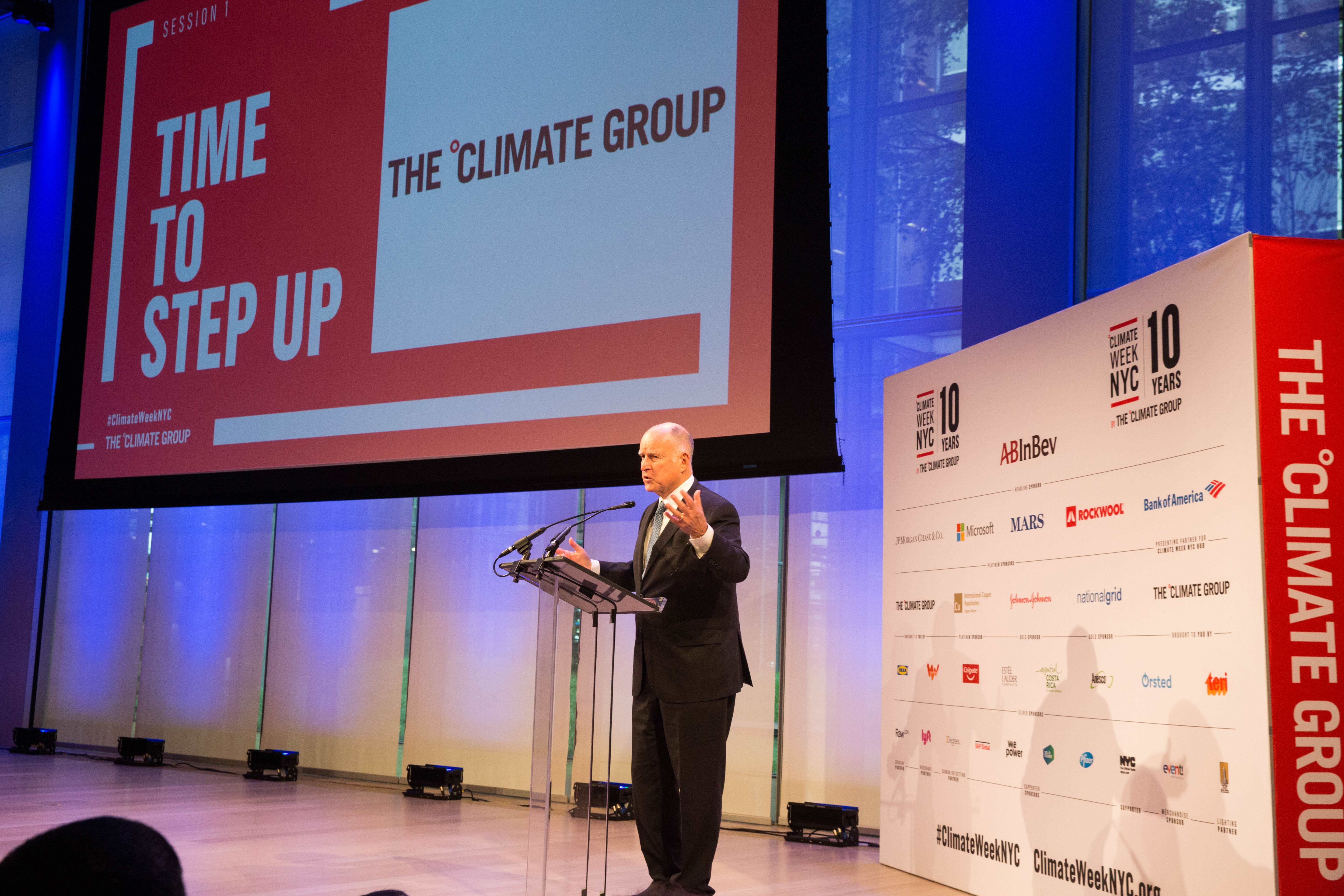 Governor Brown Opens Climate Week NYC with Heads of State, UNFCCC Executive Secretary