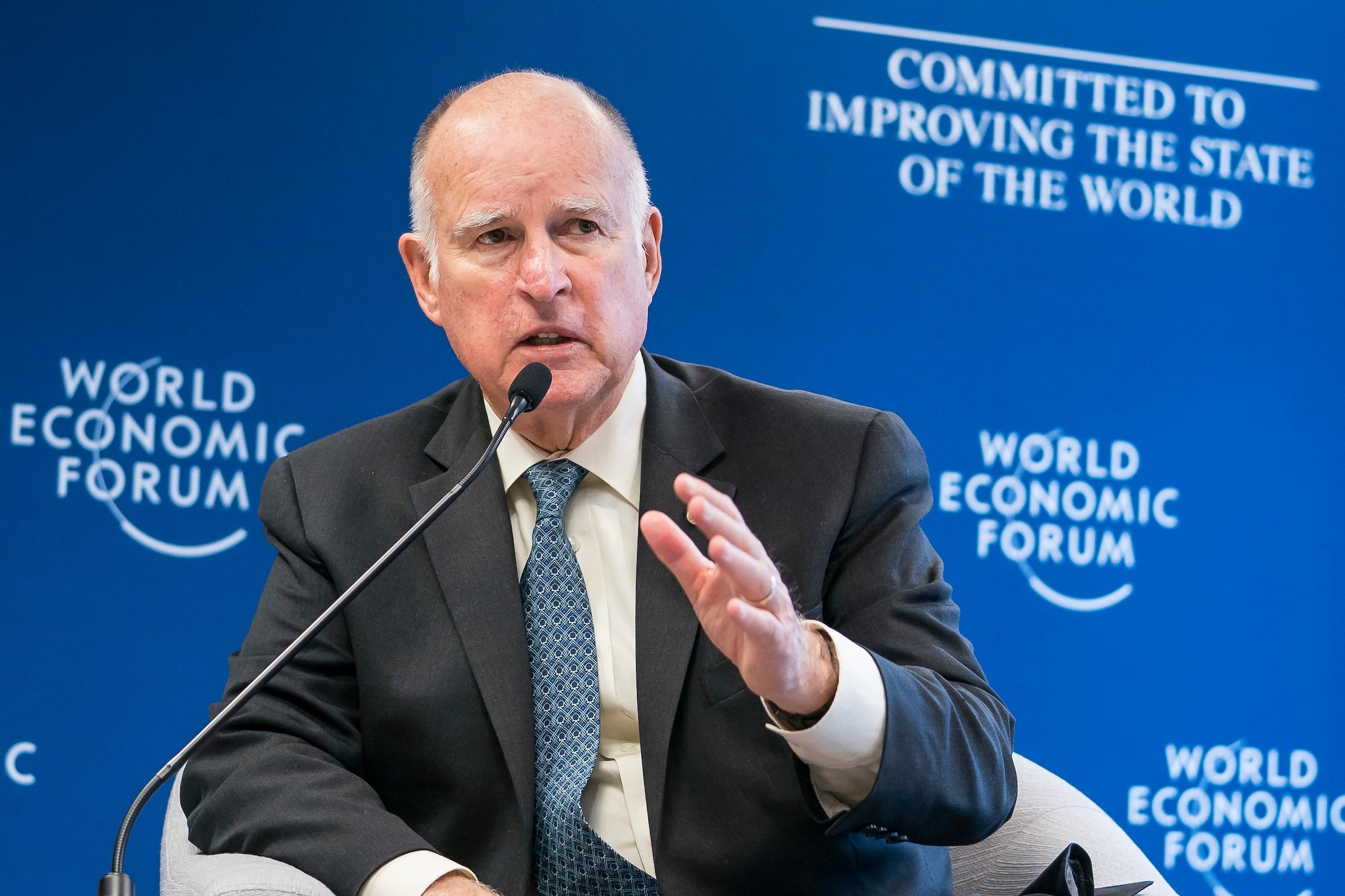 Governor Brown at World Economic Forum Summit: “Climate Change Does Not Recognize Sovereignty”