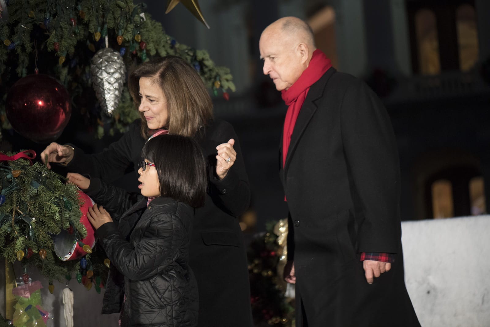 Governor Brown Hosts 87th Annual Capitol Christmas Tree Lighting Ceremony