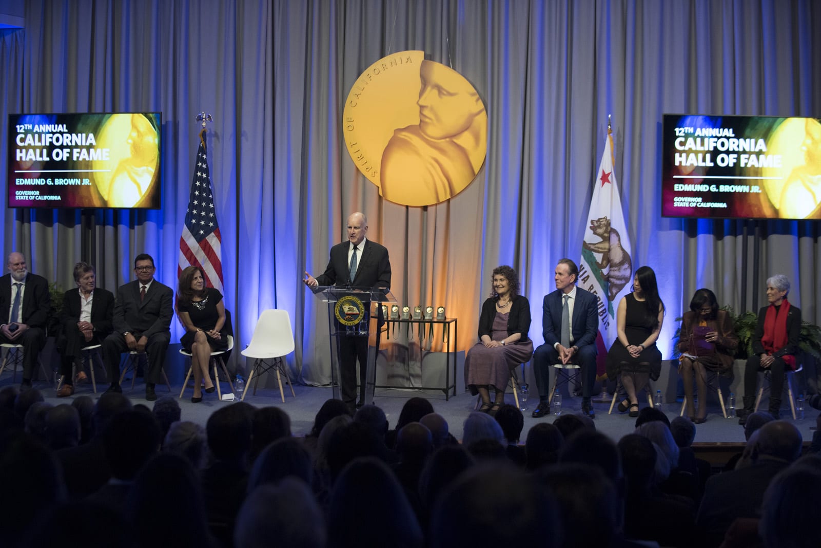 Governor Brown and First Lady Honor 2018 California Hall of Fame Inductees